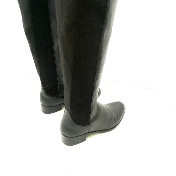 Vince Camuto Women's Black Multi-Texture Kellisi Stretch Panel Knee High Boot - Picture 9 of 16